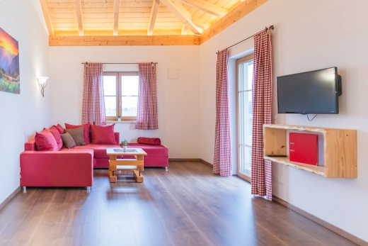 Gemütliches Sofa und TV