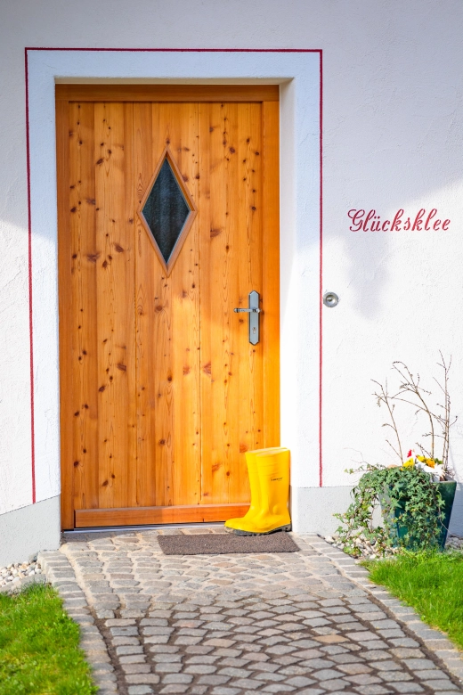 Wohnungstüre Glücksklee
