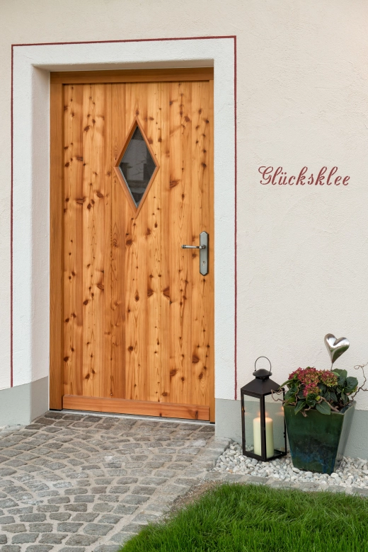 Haustüre Glücksklee