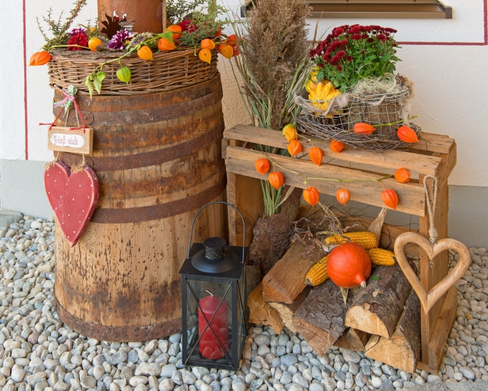 Herbstliche Dekoration